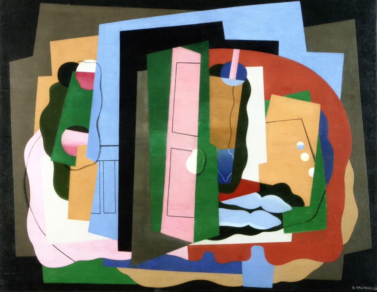 Cubist Abstract Layered Perspectives - Abstract wall art