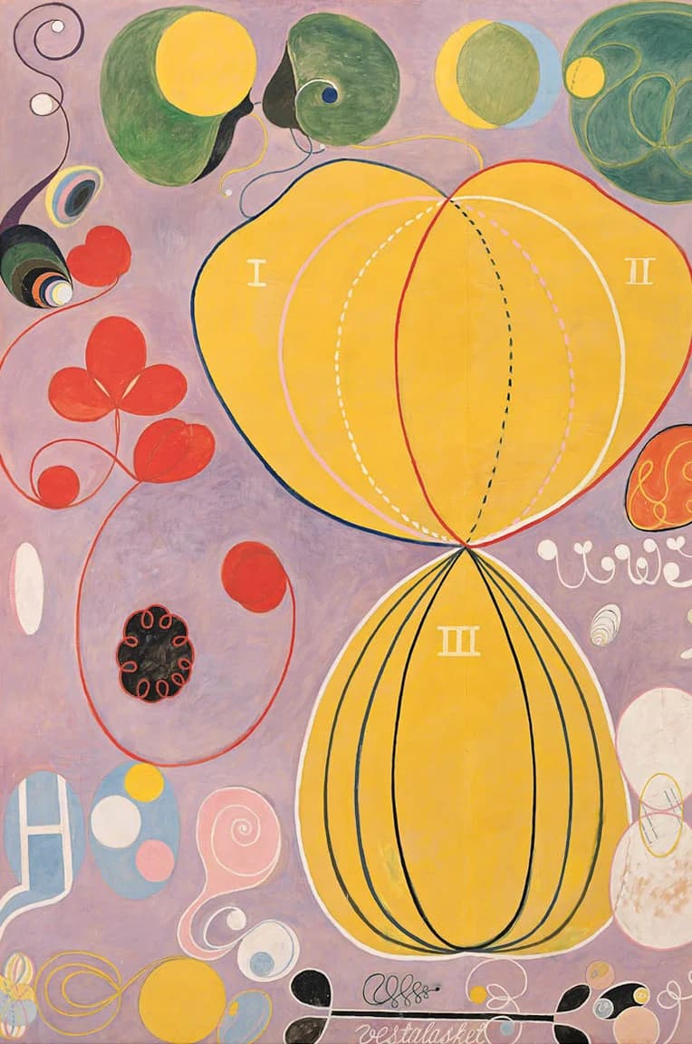 Abstract Botanical Cell Division - Abstract wall art