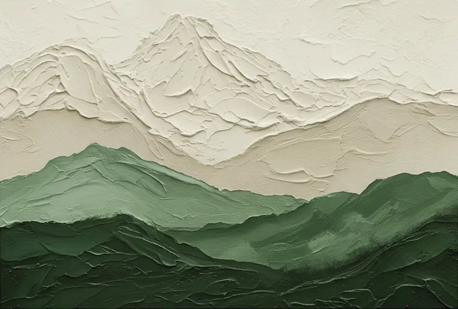 Green Mountain Landscape Still Ridge