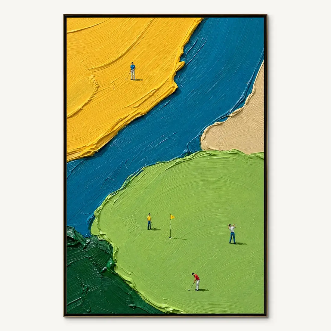 Golf Course Textured Above the Green