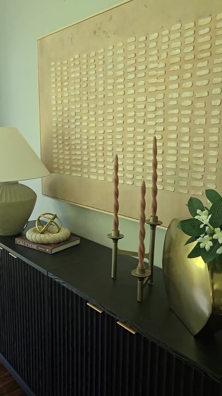 @cozybykatie showing mipiece artwork in a real home
