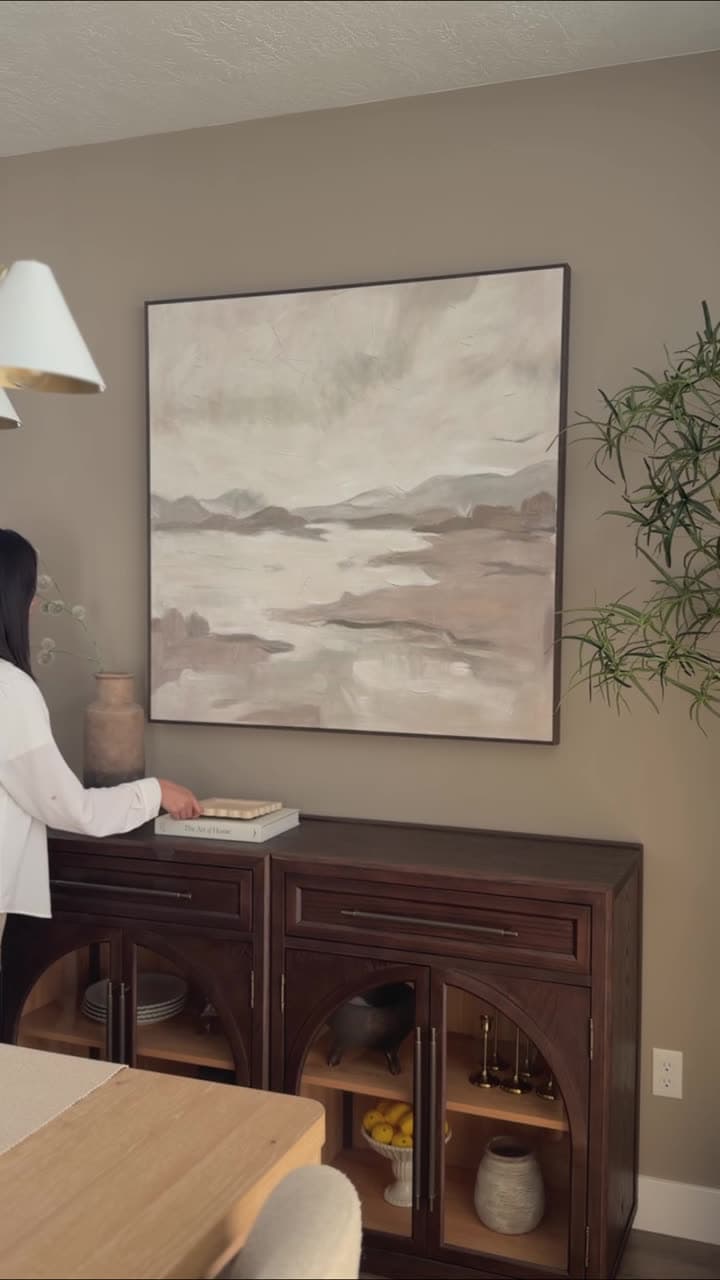 By Joyce showing mipiece artwork in a real home