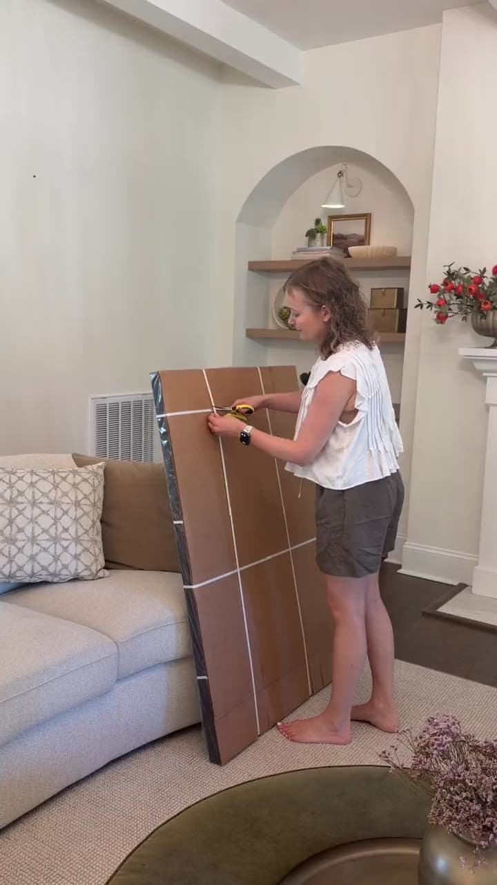 By Tatyana showing mipiece artwork in a real home