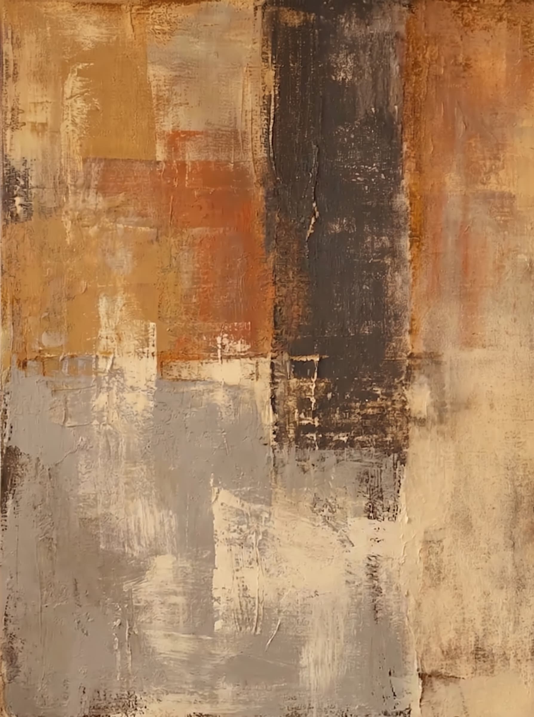 Wabi Sabi Rust Ochre Passage