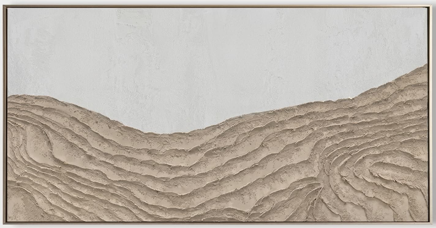 Textured Sand Dune Landscape