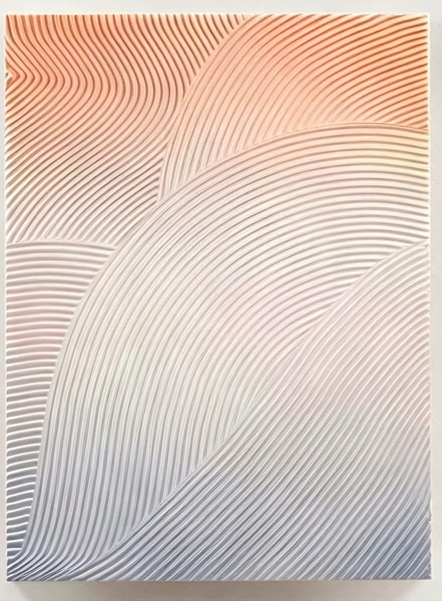 Textured Abstract Gradient Warm Horizon