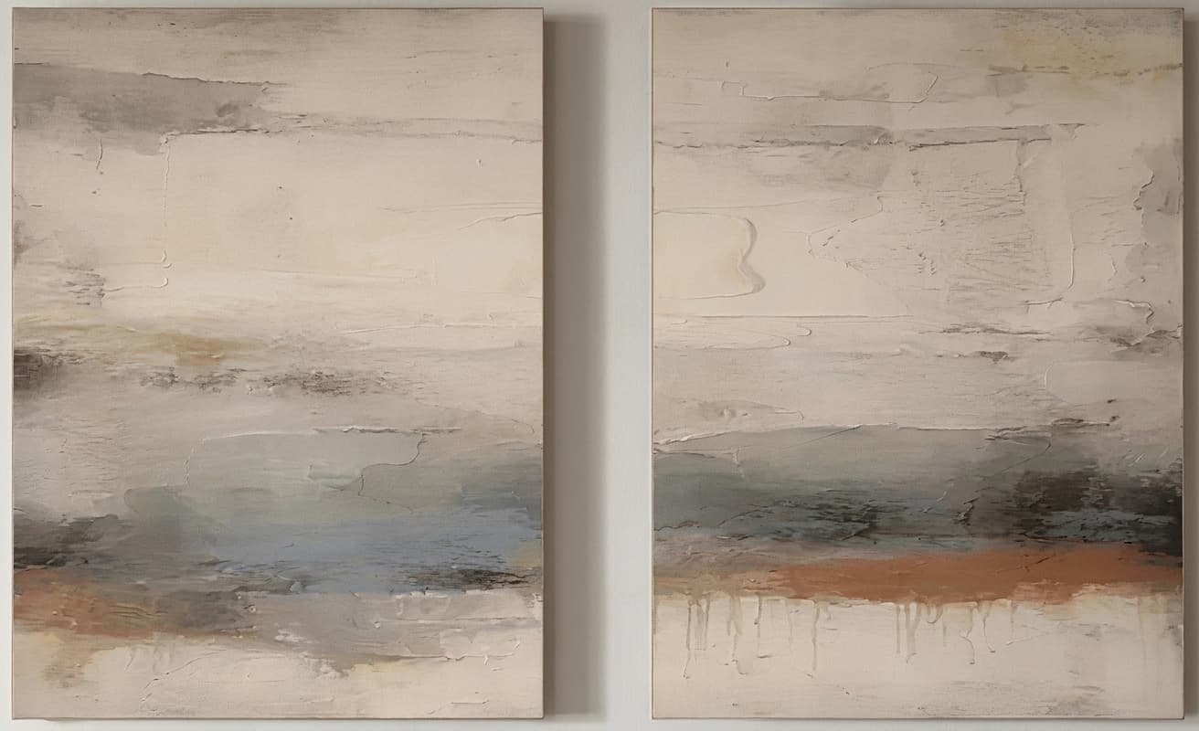 Wabi Sabi Landscape Quiet Horizon