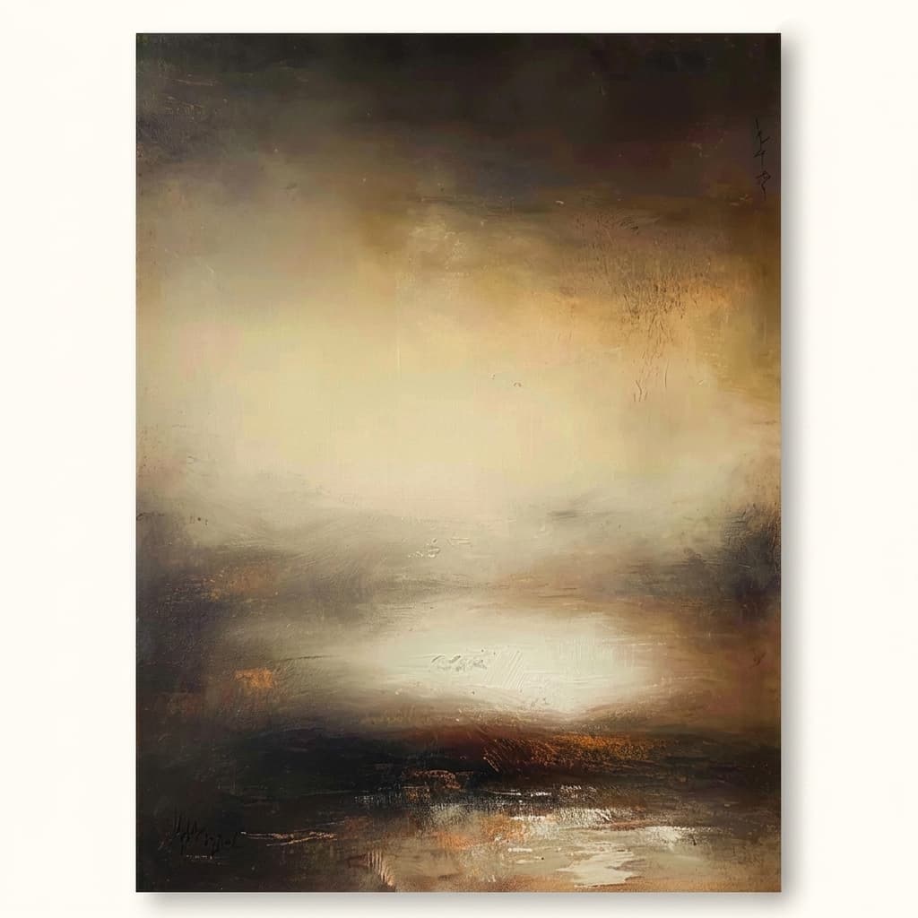 Abstract Landscape Quiet Horizon