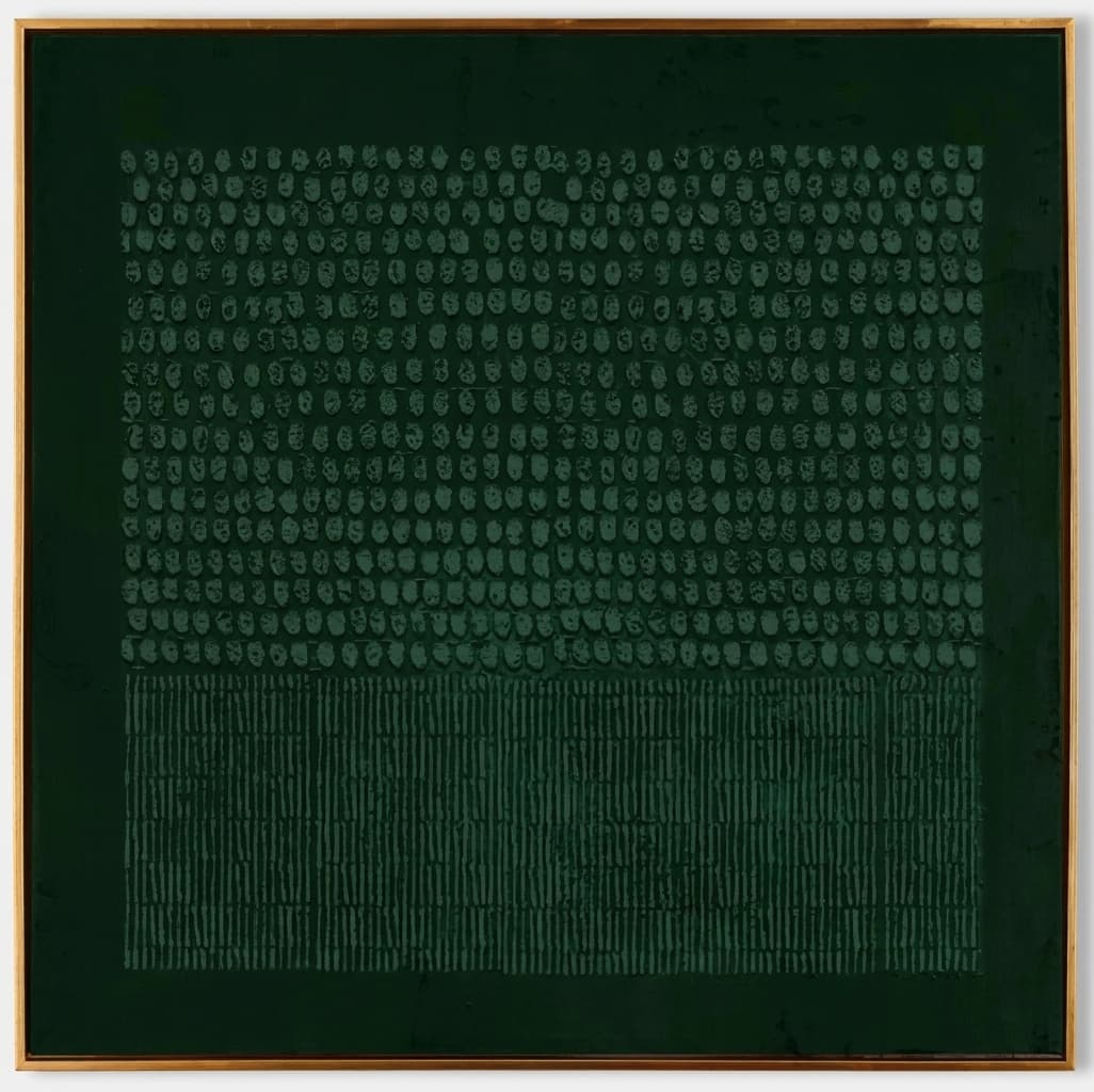 Abstract Deep Green Gathering
