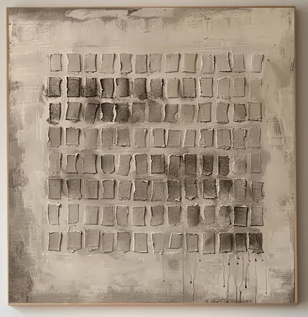 Textured Grid Quiet Order