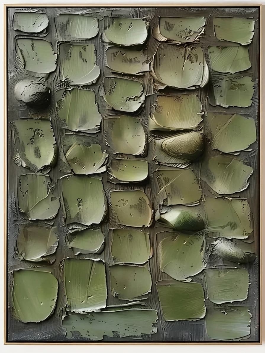 Textured Sage Mosaic Quiet Grove