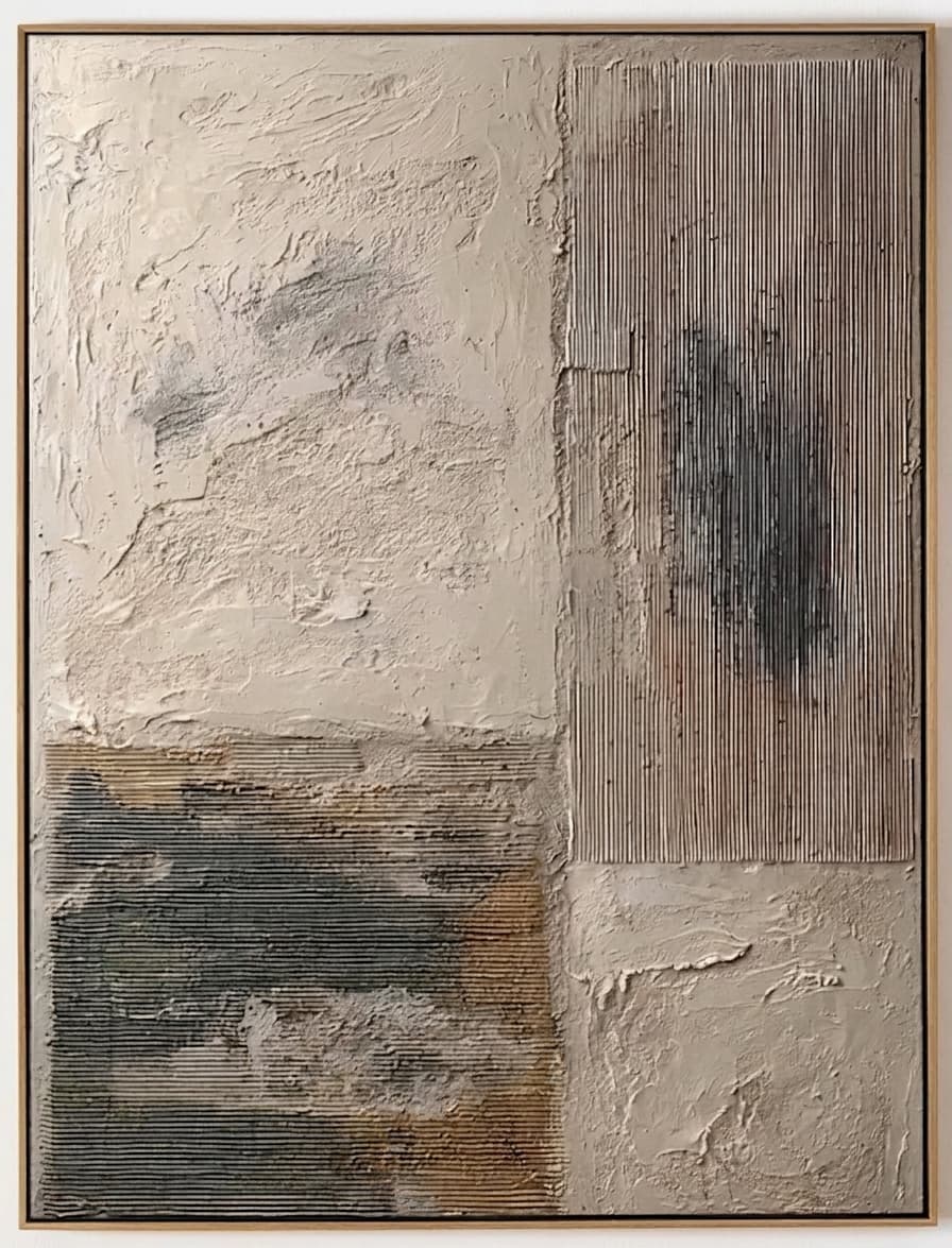 Textured Abstract Quiet Divide