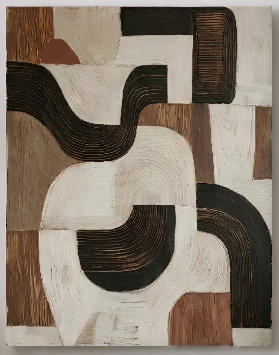 Abstract Wood Currents