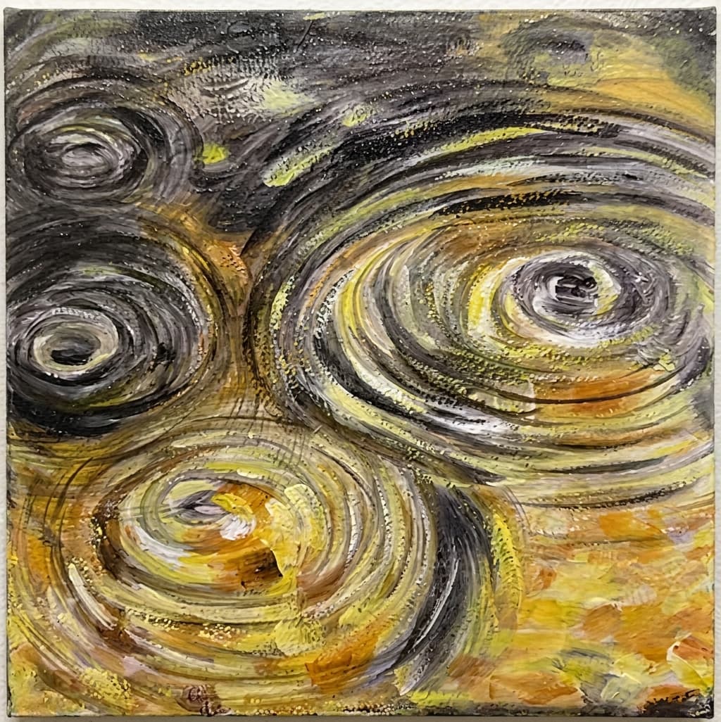 Abstract Water Ripples Undertow