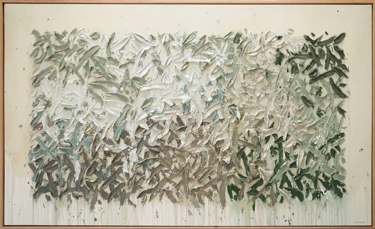 Textured Abstract Sage Field