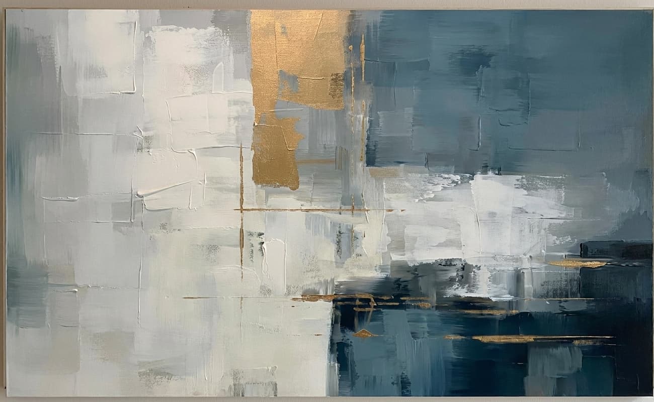 Abstract Blue Gold Convergence