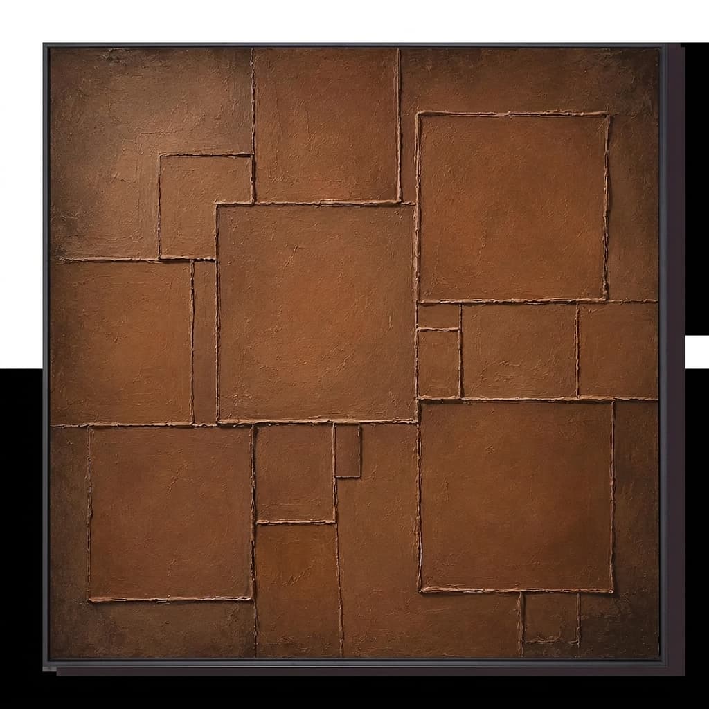 Geometric Terracotta Blocks Quiet Divide