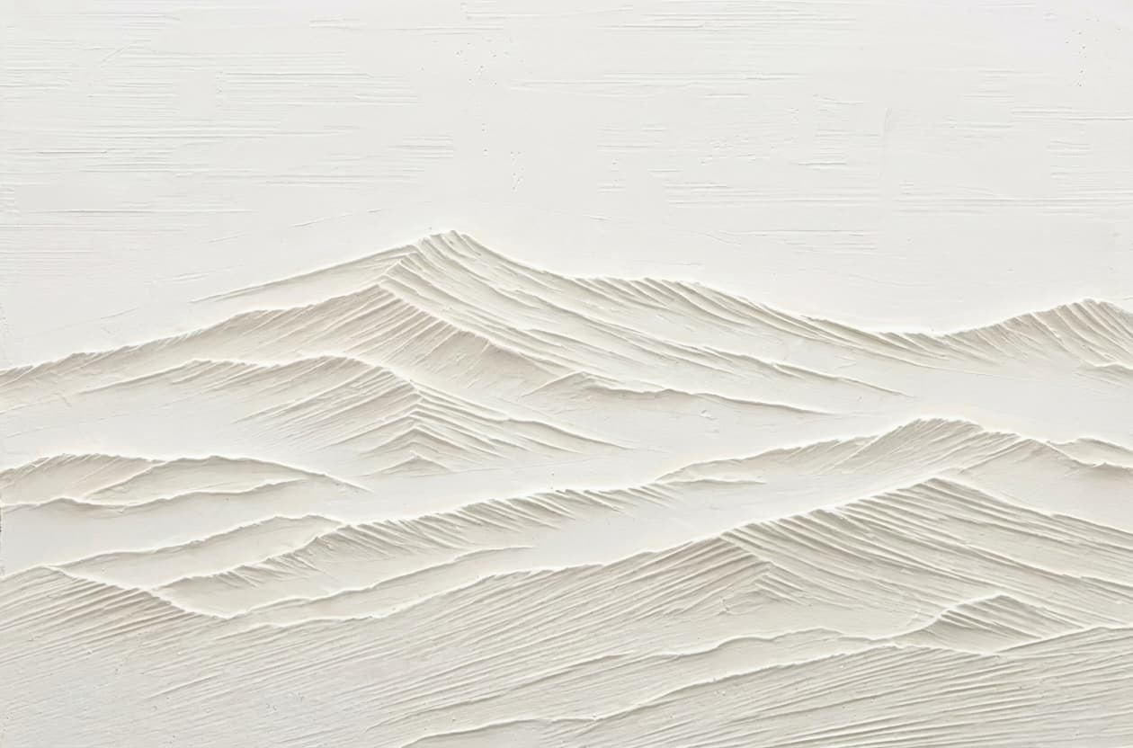 Textured Mountain Landscape Quiet Ridges