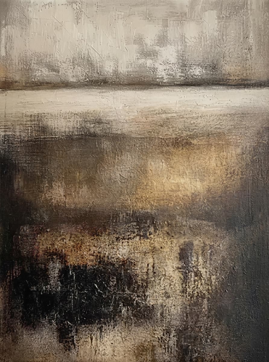 Neutral Abstract Landscape Quiet Horizon