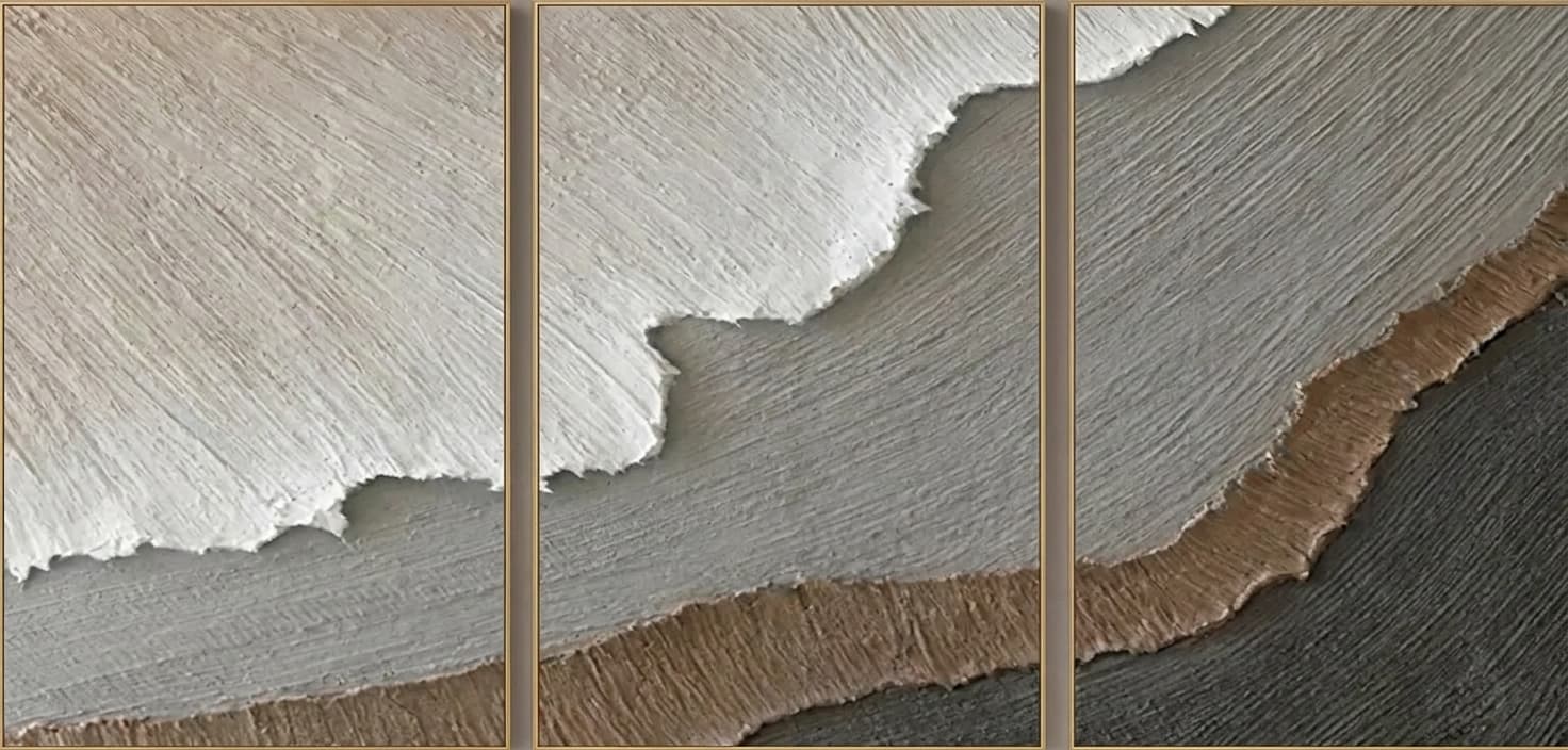 Textured Seascape Coastline
