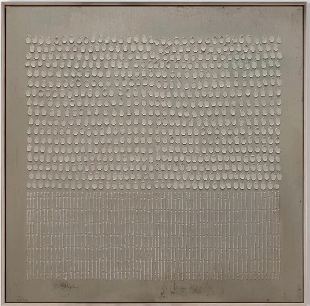 Textured Neutral Abstract Quiet Rows