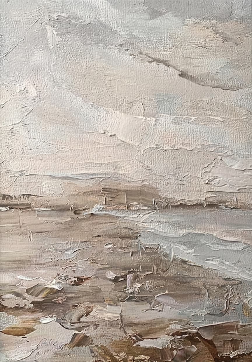 Coastal Shoreline Landscape Quiet Tide