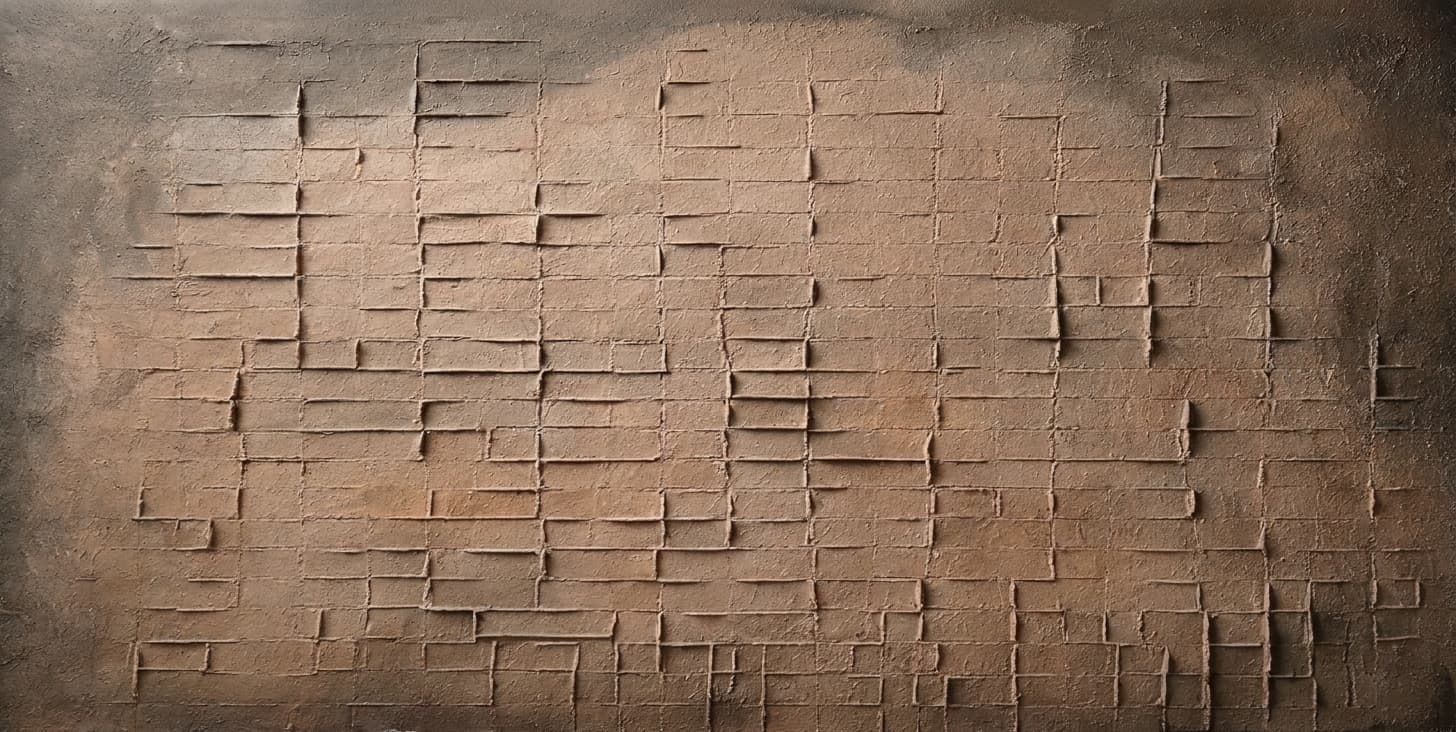 Textured Grid Relief Quiet Order