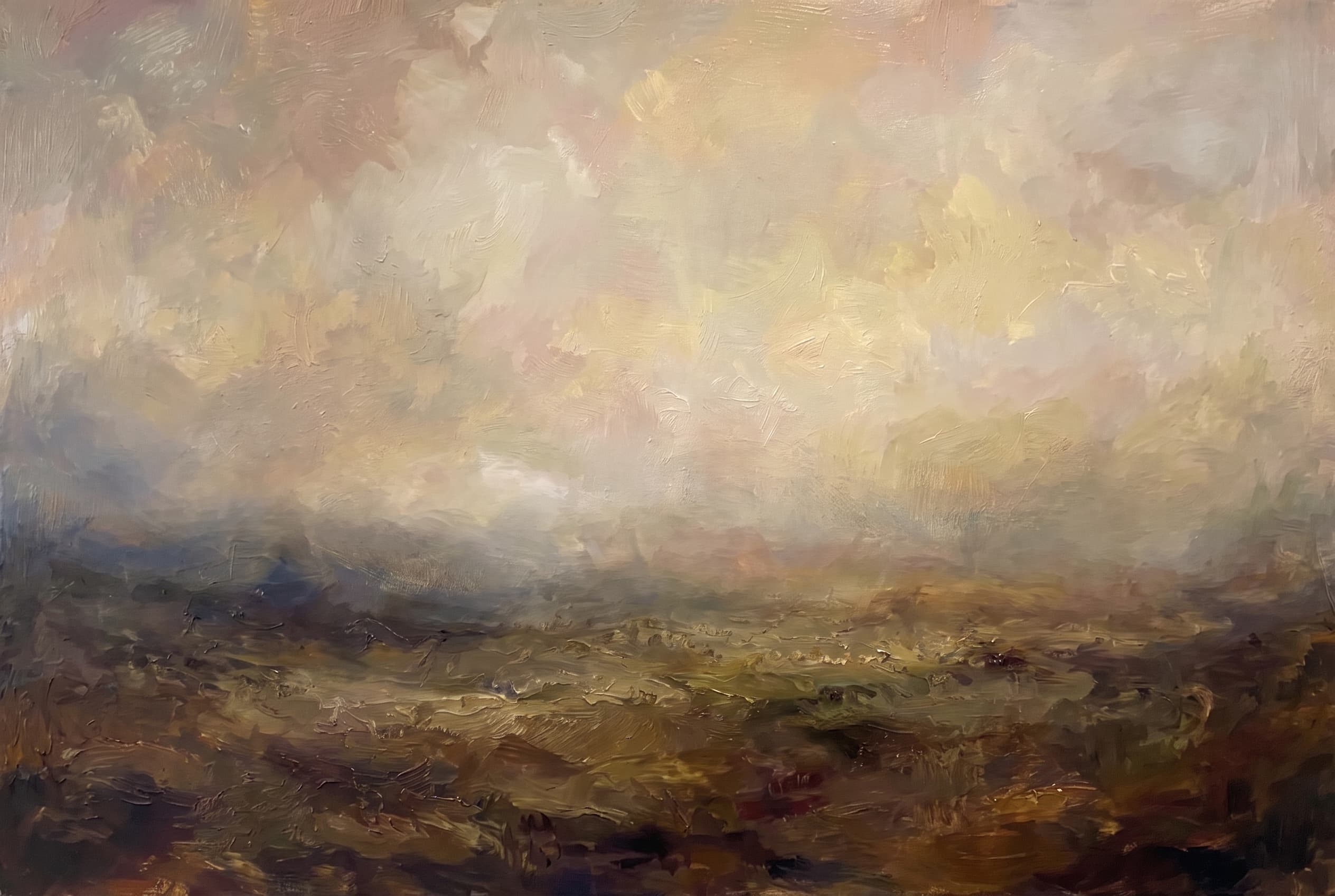 Abstract Misty Landscape Haze