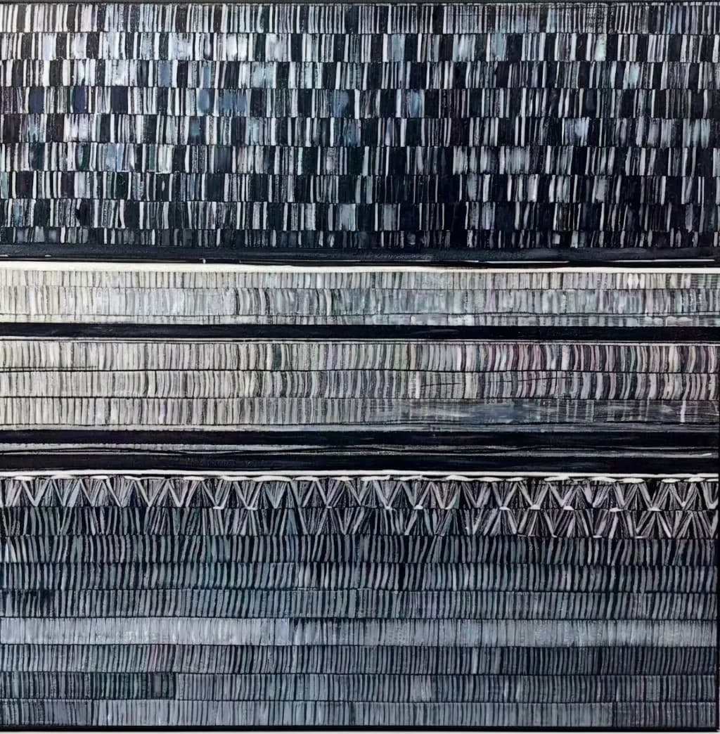 Monochrome Woven Lines Quiet Intervals