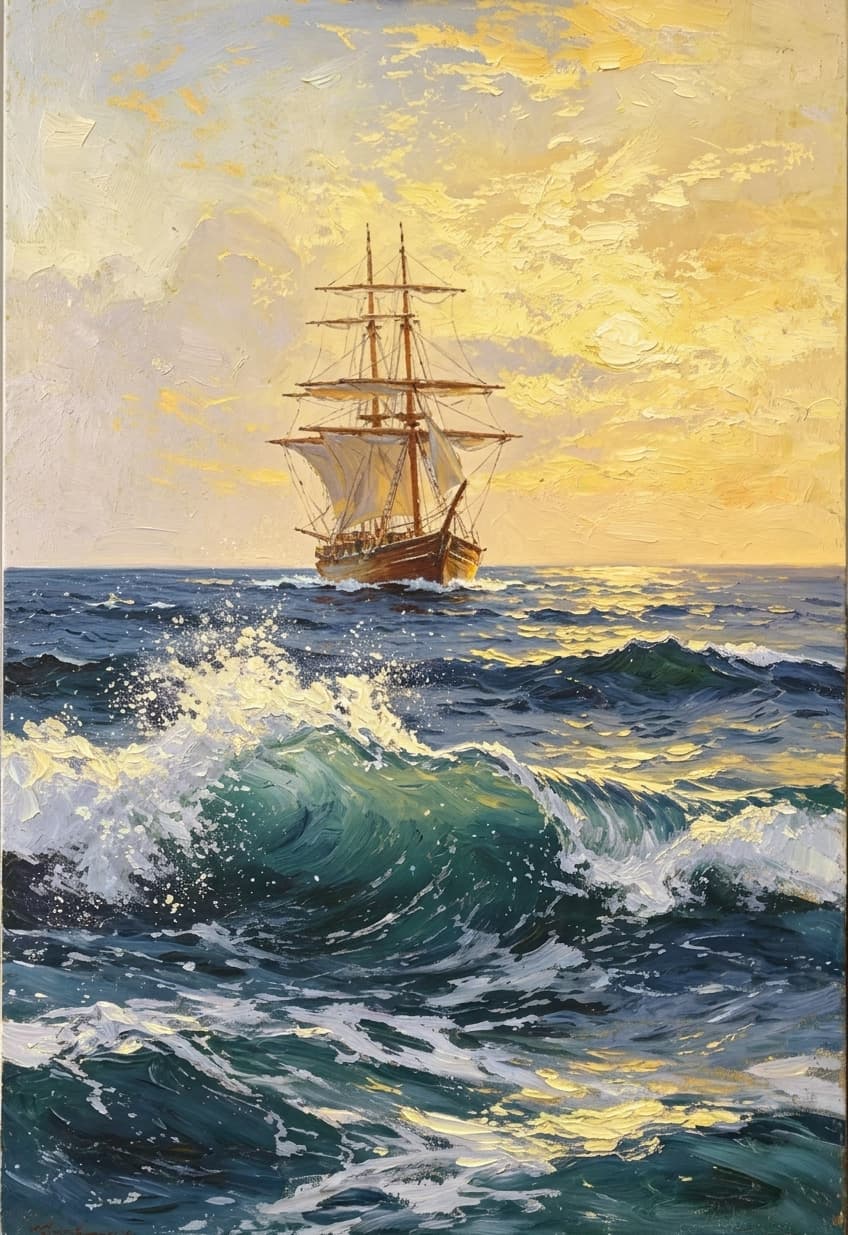 Tall Ship Seascape Voyage