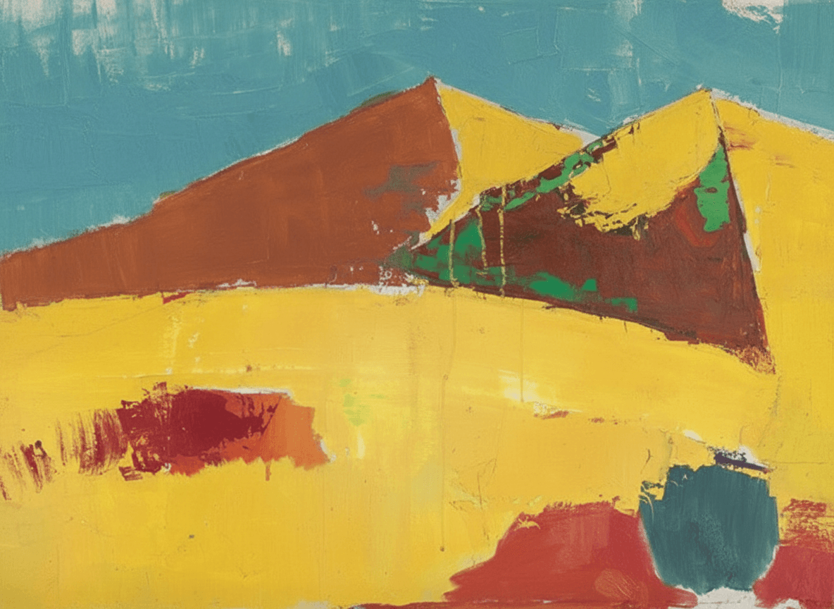 Contemporary Expressionist Landscape wall art