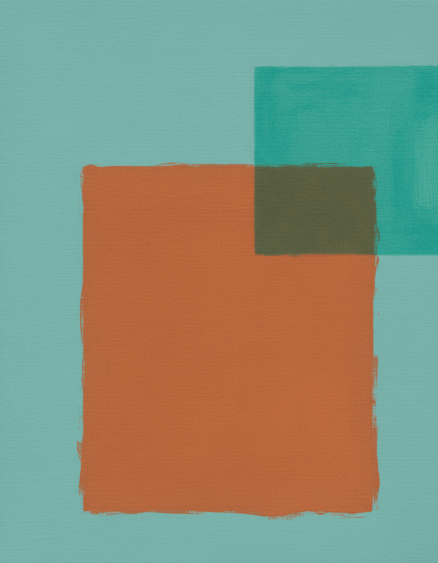 Hard-edge Organic Abstraction wall art