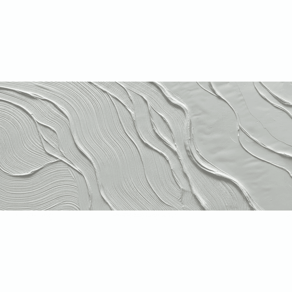 Minimalist White Textured Still Drift - Wall Art by Fir Gallery - Abstract wall art