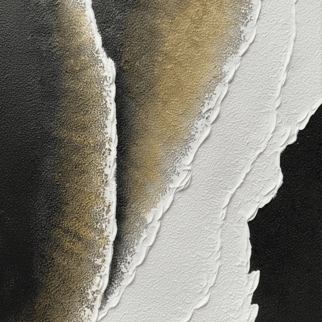 Monochrome Abstract Shore Still - Wall Art by Fir Gallery - Abstract wall art