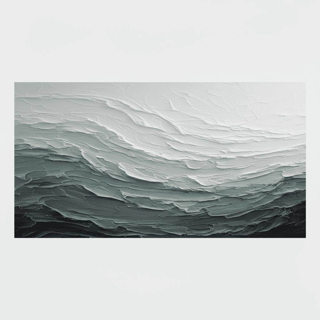 Abstract Ocean Wave Still Depth - Wall Art by Fir Gallery - Abstract wall art