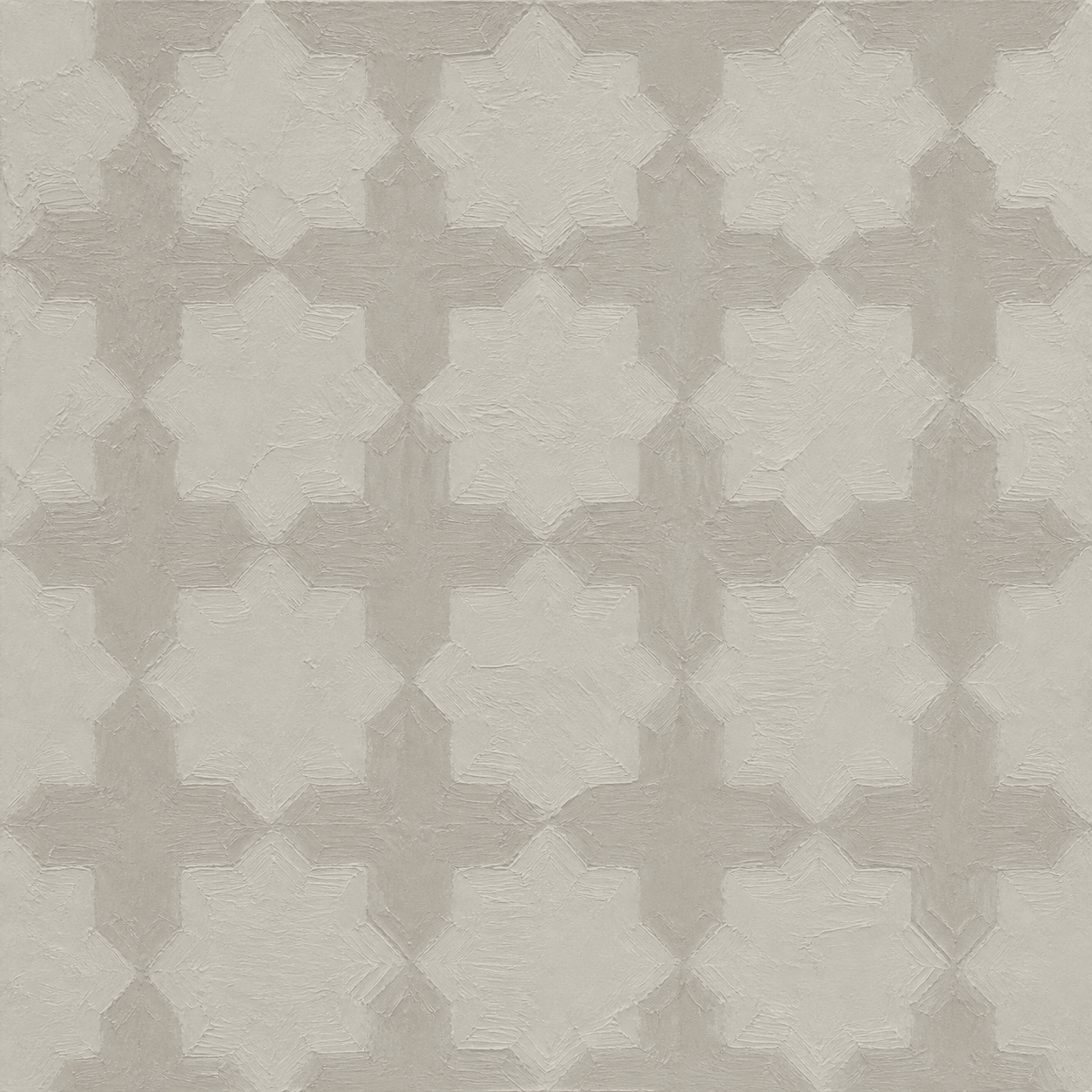 Geometric Star & Cross 3D Textured Canvas Wall Art