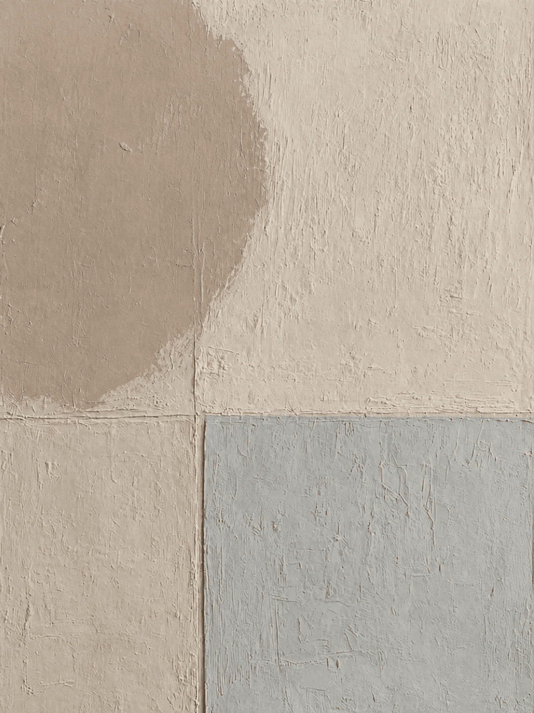 Minimalist Block Color 3D Textured Canvas Wall Art