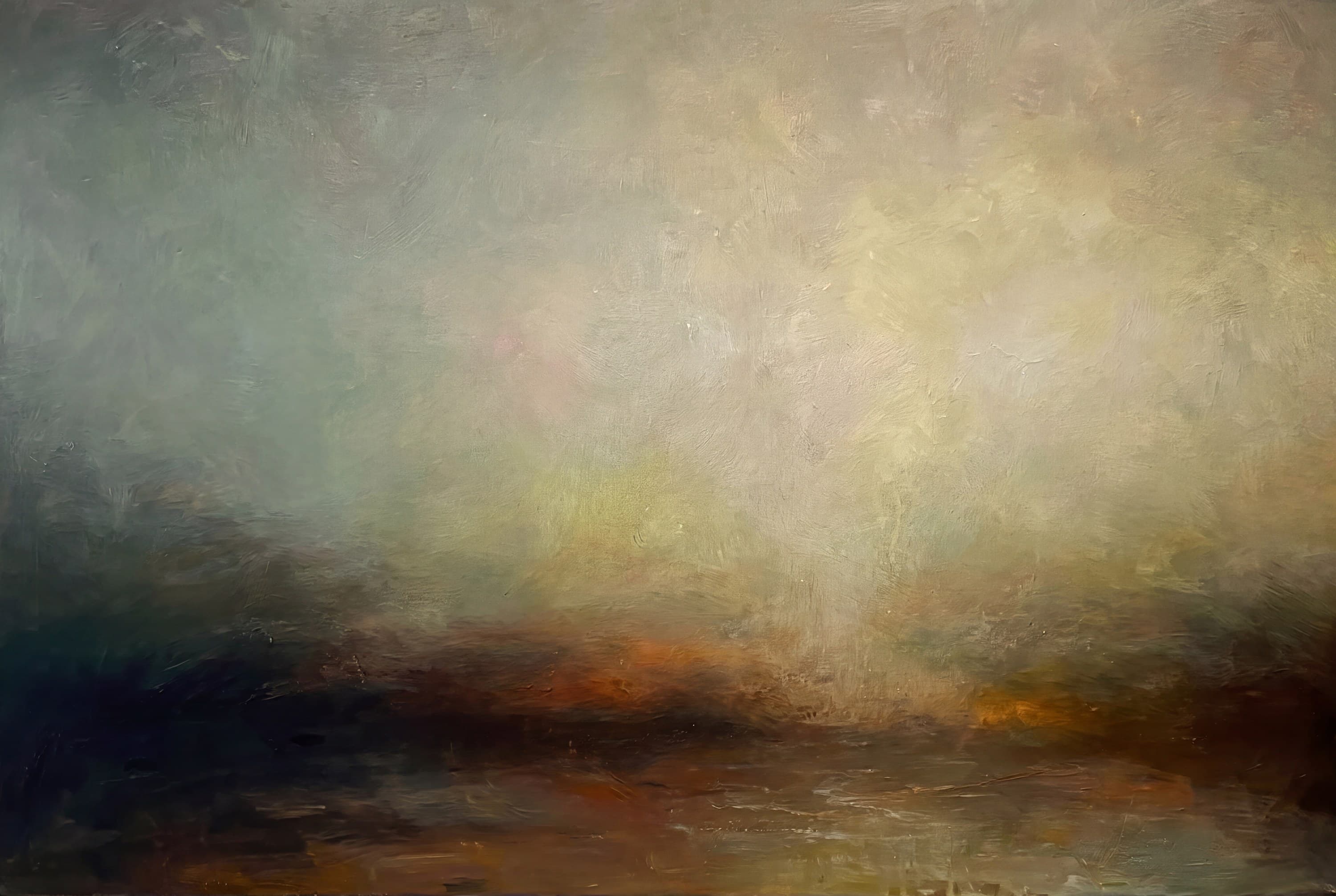 Abstract Hazy Landscape Quiet Horizon